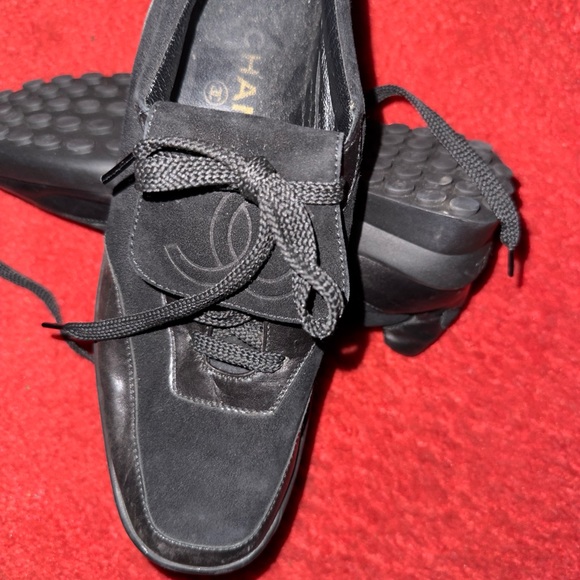 Chanel Calf leather - suede trainers - Picture 6 of 6